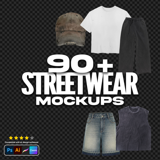 90+ Streetwear Mockup Kit